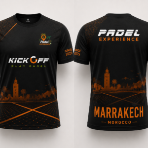 🇲🇦 Tee-shirt Padel Experience Marrakech Premium